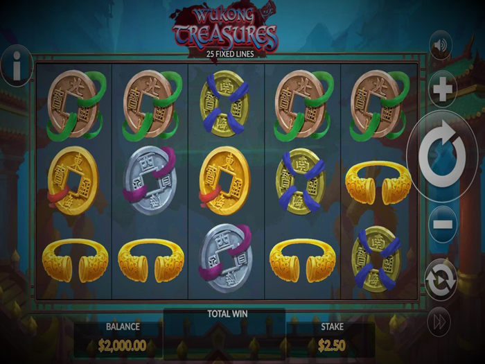 Wukong Treasures slot gameplay